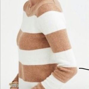 J. Crew - Women's L Crew Wide Stripe Boatneck Sweater
